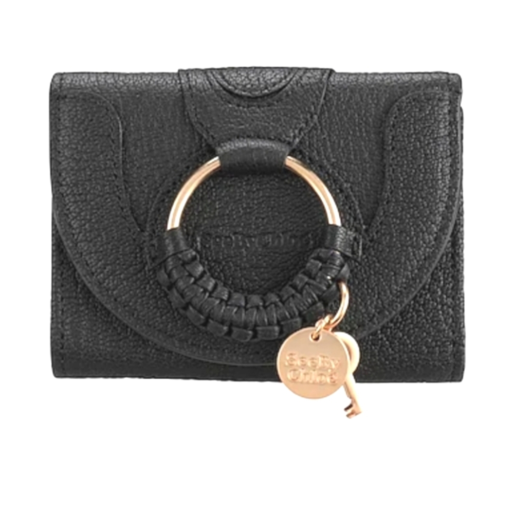 CHLOE WALLET Black Leather